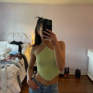 Princess Polly crochet backless top